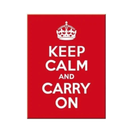 magneet Keep calm and carry on