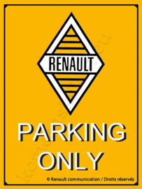 koelkastmagneet renault parking only