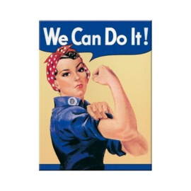 Magneet We can do It 6x8 cm