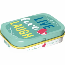 mint box Live Laugh Love