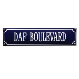 emaille straatnaambord daf boulevard