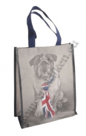 tas hond met UK stropdas