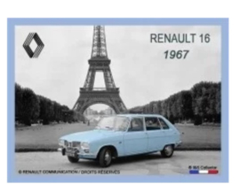 koelkastmagneet Renault 16