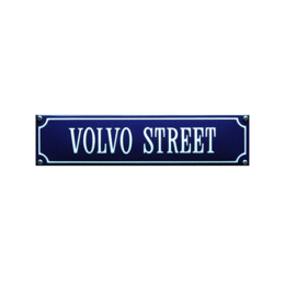 emaille straatnaambord volvo street