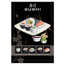 metalen reclamebord sushi 20-30 cm