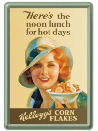 Postcard Kelloggs for hot days 10x14 cm