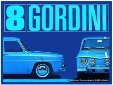 koelkastmagneet renault 8 gordini