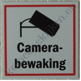 sticker camerabewaking 10,5 cm