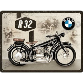 metalen wandplaat bmw r32 30-40 cm