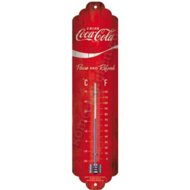 blikken thermometer coca cola wave
