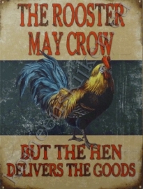 koelkast magneet the rooster may crow