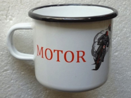 emaille mok motor racing