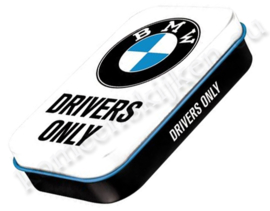 metalen-pepermuntdoosje XL BMW Drivers-Only