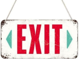 Hanging sign Exit 10x20 cm