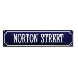 emaille straatnaambord norton street