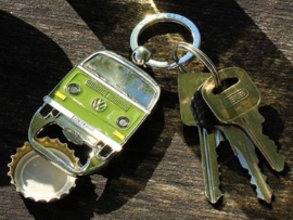 VW Volkswagen T2 sleutelhanger flessenopener groen