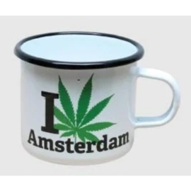 emaille mok i weed amsterdam