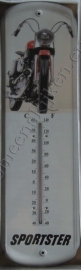 metalen thermometer harley davidson sportster 43 cm.