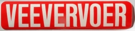 sticker veevervoer 44,5 bij 9,8 cm