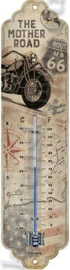 metalen thermometer Route 66 Bike Map Harley Davidson