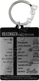 metalen sleutelhanger Volkswagen beetle