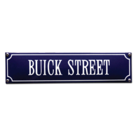 emaille straatnaambord buick street