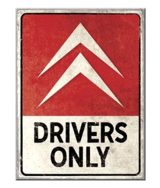 koekasttmagneet Citroèn drivers only