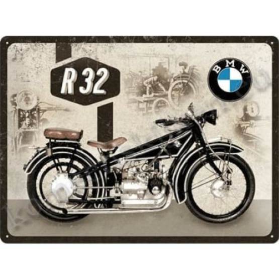 metalen wandplaat bmw r32 30-40 cm