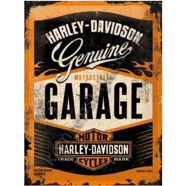 tin sign Harley davidson garage 30-40 cm