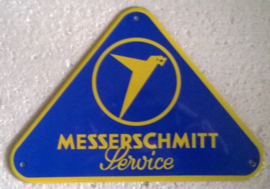 emaille bord Messerschmitt logo