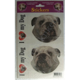 hondenstickers engelse buldog