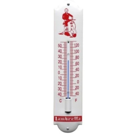 emaille thermometer lambretta
