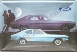 koelkast magneet ford capri blauw