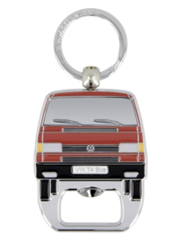VW T4 bulli bus rode sleutelhanger flesopener
