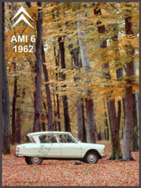 metalen reclamebord citroen ami 6 1962 20-30 cm