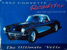 blikken wandplaat Chevrolet Corvette