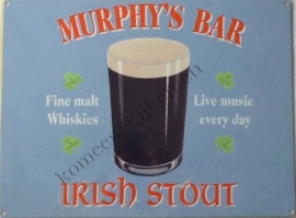 metalen wandplaat murphy's bar 30-40 cm