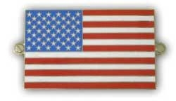 metalen vlag america / usa