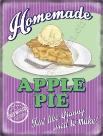 metal wall sign apple pie 30-40 cm