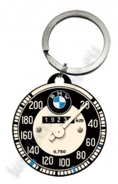 ronde sleutelhanger bmw kilometerteller