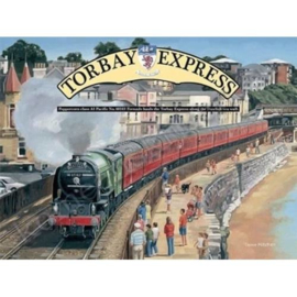 metal wall sign torbay express 30-40 cm