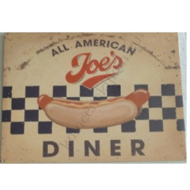 metalen wandplaat all american joe's 30-40 cm