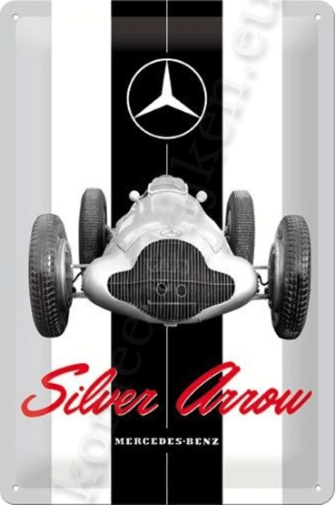 koelkastmagneet mercedes-benz silver arrow