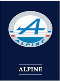 koelkastmagneet Alpine logo