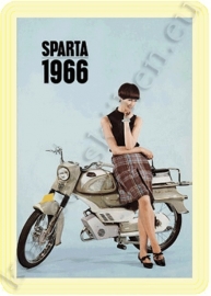 blikken reclame sparta 1966 20-30 cm
