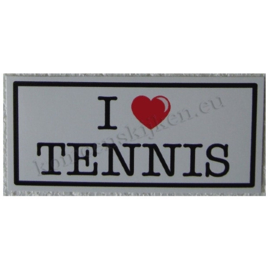 sticker I love tennis