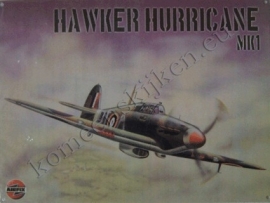 metalen wandplaat hawker hurricane 30-40 cm