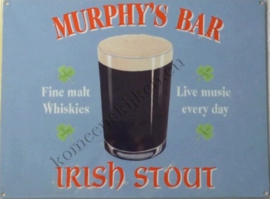 metalen wandplaat murphy's bar 30-40 cm
