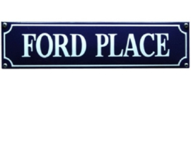 emaille straatnaambord ford place