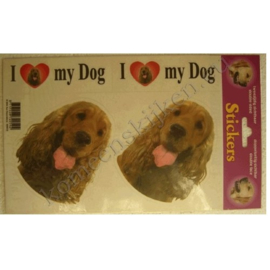 hondensticker cocker spaniel